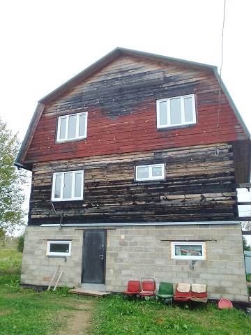 Наш недостроенный офис - южная сторона